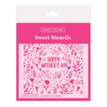 Sweet Sticks Cookie Stencil Sweet Sticks Mothers Day Garden Stencil