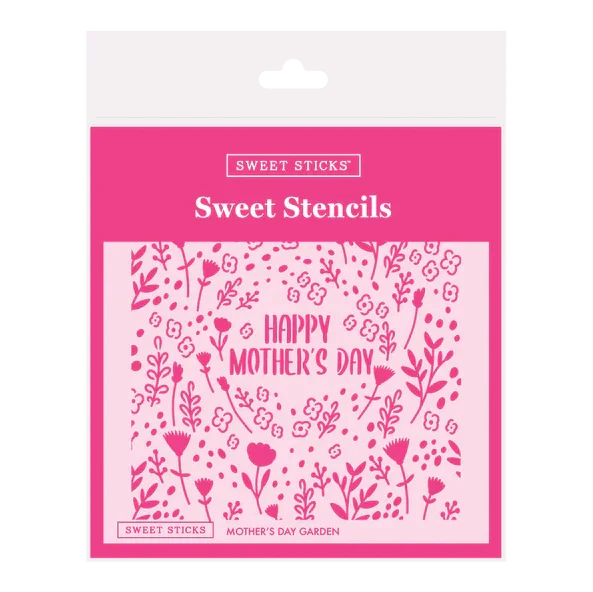 Sweet Sticks Cookie Stencil Sweet Sticks Mothers Day Garden Stencil