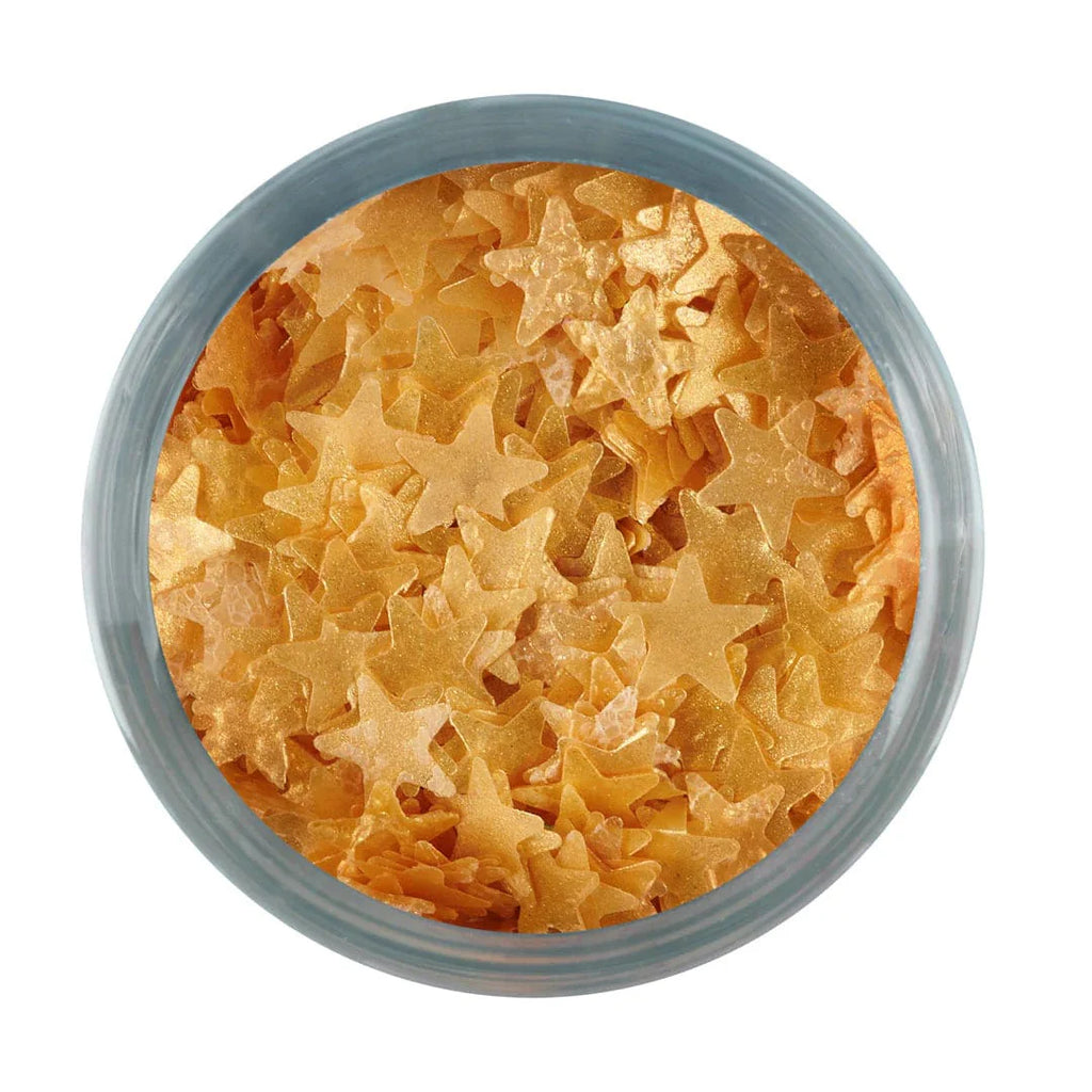 Sweet Sticks Gold Glitter Stars